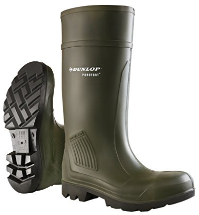 Stivali da lavoro Dunlop Purofort professionale completa sicurezza verde scuro / nero, S5 - 39 - C462933