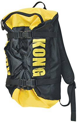 { language_tag:es_ES, value:Desconocido } Kong Rope Bag Sac à dos Sac à dos en corde libre, noir/jaune, capacité 20 litres