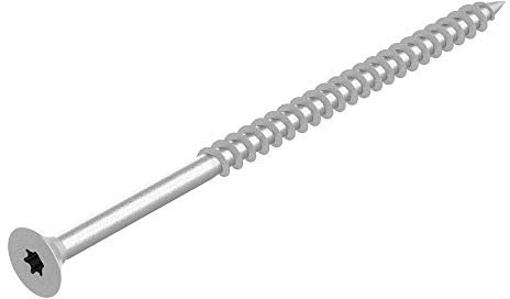 Vite SECCARO per truciolare 4,5 x 80 mm, acciaio zincato, vite per legno con filettatura parziale, TX / esalobata, 100 pezzi