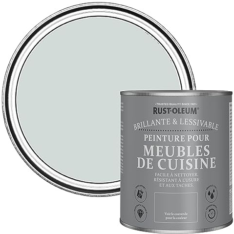 Rust-Oleum Grey Kitchen Cupboard Paint in Gloss Finish - Dove 750ml