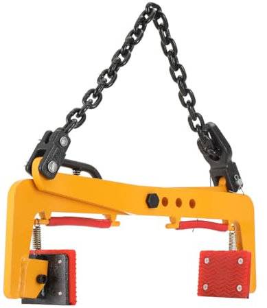 SUDEG Pinces de Levage,Pince de Levage en Pierre, Pinces de levage verticales,Pince pour pavés, Support de trottoir 325 kg,Support de pierre de 12-36cm pour soulever et transporter