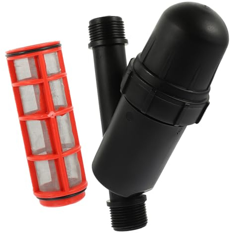 TOGEVAL Filtro Irrigazione Y Shape in Rete Acciaio Inossidabile Resistente per Tubo Giardino Anticorrosione con Rete Rimovibile per Filtraggio Sabbia e Detriti Accessorio Irrigazione