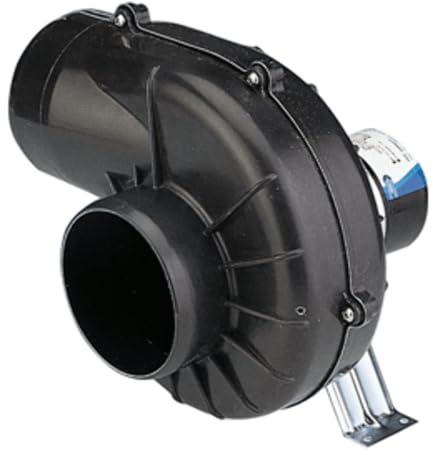 Jabsco 35440-0000 Flexmount DC 250 CFM Blower, Black , 4 inch, 12 volts