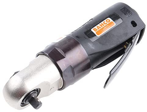Bahco BP700 Pneumatic Mini Ratchet, 0 V, Black/Silver, 1/4-Inch