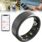 Smart Ring Gesundheitstracker für Damen & Herren, mit Bluetooth 5.1, Herzfrequenzmesser, HRV, Blutsauerstoffsättigung, Körpertemperatur, Schlaf, Sportübung, kompatibel mit iOS & Android, Schwarz #11
