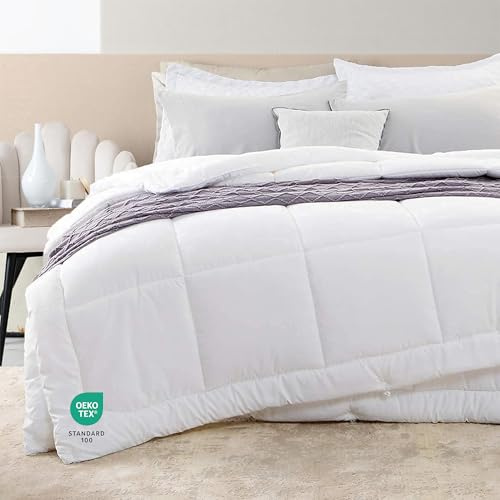 MANEMI - Edredón de Fibra Duo 4 Estaciones 170 + 260 gr -Edredón Relleno Nórdico Cama 150, 260 x 240 cm- Suave, Transpirable, 100% Poliester