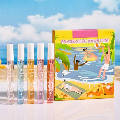 Mini-Parfüm Set, verschiedene Düfte, Haar & Körper Parfüm-Bundle enthält 10ml Mini Parfums,Leicht Zu Tragen,Geschenkset für Damen