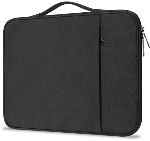 ProElife Funda para laptop de 14 pulgadas para MacBook Pro M5/M4/M3/M2/M1 Pro/Max 2025-2021, bolsa de viaje resistente al agua, multifuncional, portátil, funda de transporte (negro)