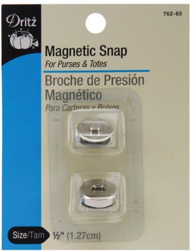 Dritz 762-65 Magnetic Snap, 1/2-Inch, Nickel