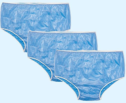 Gadget Planet Adult Waterproof Pants (Medium) Pack of 3 - Adult Incontinence Nappies Made from 100% Vinyl, Stay Comfortable and Dry