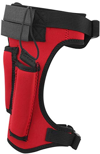 VGEBY Diving Leg Knife Wrap, dedizierter Verstellbarer Neopren Leg Sheath Strap HolderAnkle Knife Wrap Sheath Red Diving Equipment