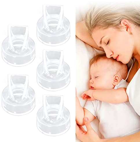 5 Stück Silikon-Entenschnabel-Ventil Ersatz-Kit für Milchpumpen Zubehör Baby-Pumpenventil lebensmittelechtes Silikon für Mutter und Baby