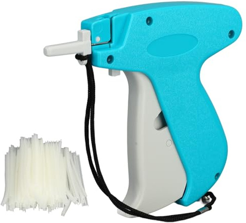 Fafeicy Price Tag Gun Kit for Clothes Labeler, Stainless Steel Needle Fine Stitch Sewing Gun Garment Tag Attacher with 10000 White Tags
