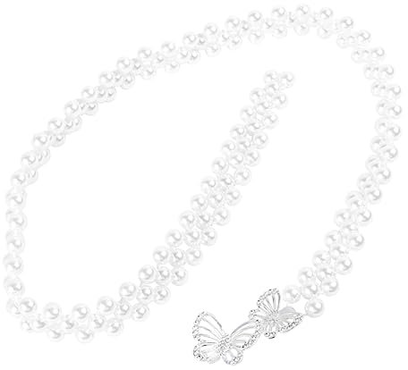 BESPORTBLE Taillenketten Mit Perlen Und Strasssteinen Dekorativer Gürtel Für Damen Leicht Und Robust Geeignet Für Partys Reisen Und Alltag