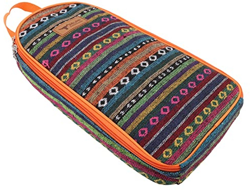 Campingköksredskap, Resesilveruppsättning med Fodral Utomhus Reser Köksredskap med Elastisk Band Camping Matlagning Set för Skärbrädor, Trasor, Sax, Fruktknivar (A)