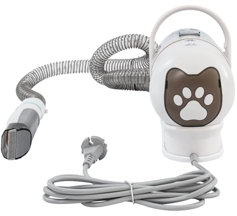 SHIOUCY Rasoio per cani con aspirapolvere, 7 in 1, super assorbente, 13000 Pa 1,5 l, per aspirare il 99,99% dei peli di animali domestici
