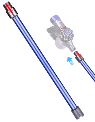 Tube Télescopique Compatible avec Dyson V7 V8 V10 V11 V15 – Tube d’Extension Rigide pour Aspirateur, Déverrouillage Rapide, Longueur 72.5 cm, Bleu
