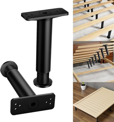 Adjustable Telescopic Furniture Heightening Bracket, Heavy-Duty Plastic-Steel Bed Beam Support Fixer, for Beds & Sofas – 18–34 cm Extension