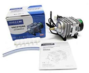 HAILEA ACO-208 Luftkompressor Durchlüfter Luftpumpe Kolbenkompressor Teichpumpe, 1 Stück (1er Pack)