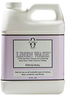 Le Blanc Linen Wash Classic Scent Clean Vintage Precious Heirloom Linens Safely, One 32 fl oz