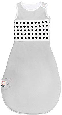 Nanit Breathing Wear Sleeping Bag, Size Medium, 6-12 Months, Pebble Grey