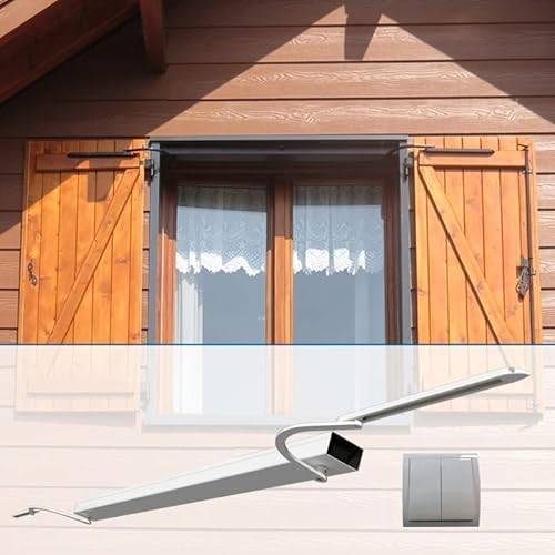 Slid'Up MW100 Elektrische Fensterläden weiß für 2 Klappläden, bis 150 cm Fensterbreite