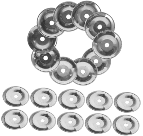 Toyvian 50stücke Schlagzeug Becken Edelstahl Übungsbecken Für Jazz Schlagzeug Tragbar Und Leicht Langlebiges Musikinstrument Zubehör Für Kreative Musikübungen