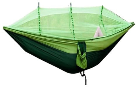 Amaca portatile con zanzariera per campeggio all'aperto Tenda da albero traspirante per viaggi Amaca sospesa anti zanzare