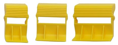 Lot de 3 applicateurs de ruban adhésif de masquage pour peintre - Distributeur de ruban adhésif - Outil de coupe de ruban adhésif - Fournitures scolaires de bureau