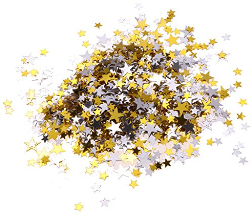 Star Sprinkle Coriandoli da spargere da tavolo, forniture per feste e matrimoni, oro argento