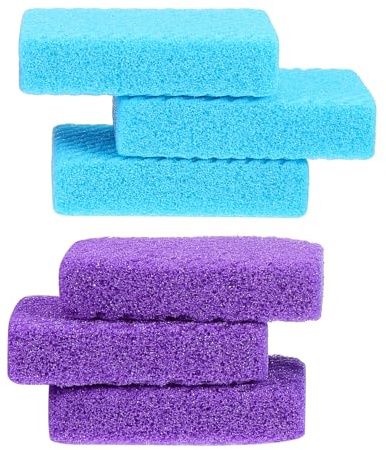 ARTSEWPLY 6 pezzi Pietra Pomice per Piedi Esfoliante Calli e Duroni Spugnetta Pedicure Portatile per Rimuovere Morta Levigante per Talloni Mani e Gomiti Colore Casuale Colore Casuale