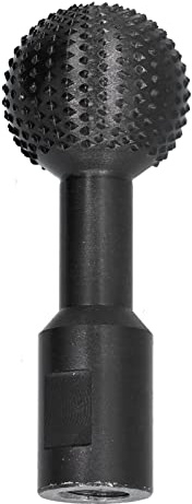 Ausla Fresa Giratoria Esférica Fresa Giratoria de Punta Esférica de Acero Al Carbono Cabezal de Molienda de 40 Mm 5 8 11 Pulgadas para Carpintería Pulido Grabado Rectificado y Tallado de Ranuras