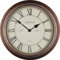 Technoline Außenwanduhr, Metall, Braun, 36 cm