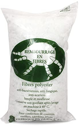 Linnea Rembourrage Fibres Polyester antiacariens Sac 1 kg