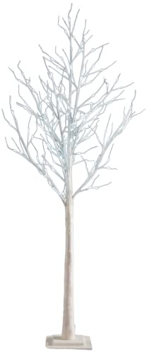 Jandei - Árbol Led Decorativo Navidad, 150 cm Altura, Blanco Frío 6000K, 80 Leds, 24V, Transformador Incluido, para Hogar, Salones, Fiestas en Interior y Exterior