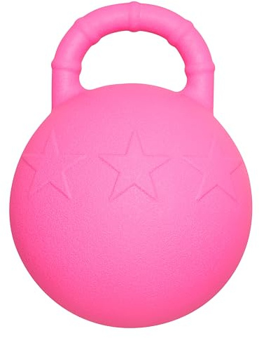 Imperial Riding Pferdespielzeug IRH Horse Ball, Spielball für Pferde und Hunde aus weichem Kunststoff, 25cm, Hot Pink, 1SIZE