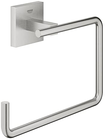 GROHE Start Cube - WC- Papierhalter (verdeckte Befestigung, Material: Metall), supersteel, 40975DC0