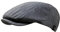 WEROR Herren Schiebermütze Flatcap Schirmmütze Cap Mütze WEROR-416.1 (57-58, Grau)