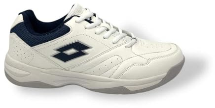 Lotto Uomo Scarpe 220635 Court Logo AMF Sneakers con Lacci Bianco 43