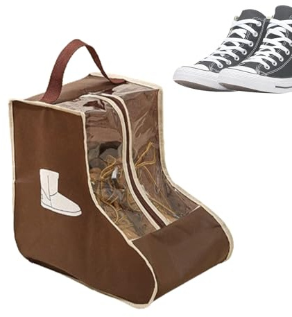 2 Paires Sac De Rangement pour Bottes De Chasse, 28/48cm Sac De Transport pour Bottes D'equitation, Résistante À La Poussière, Organisateur De Chaussures À Grande Poignée pour La Garde-Robe