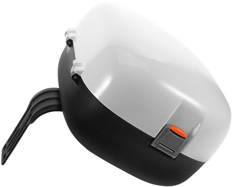 FOMIYES Universal Electric Bike Tail Box Large Capacity Waterproof Motorcycle Storage Trunk with Backrest for Electric Scooter Rear Use