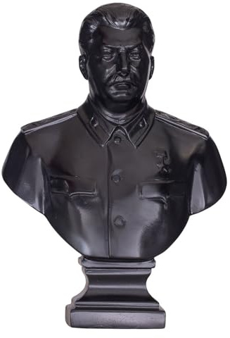 danila-souvenirs Soviet Russian USSR Leader Joseph Stalin Stone Bust Statue Sculpture 24 cm