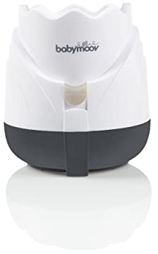 Babymoov Chauffe Biberon Tulip - Pour Biberons & Petits Pots, Chauffe Rapide à la Vapeur, Utilisation Maison, Universel avec Anneau d'Adaptation, Arrêt Automatique, Dosette et Panier Inclus