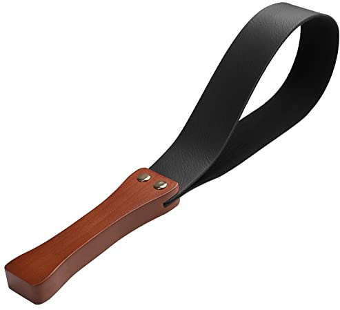 BAVIHOR Riding Crop for Horses, 19'' Equestrianism Riding Crops with Anti-Slip Wooden Handle