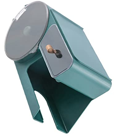 LAPYAPPE Wall-Mounted Toilet Paper Dispenser and Hair Dryer Holder Bathroom Storage Organizer Extra Hooks for Keys and Accessories HIPS and Pet Material