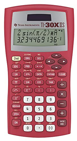 TI-30XIIS Scientific Calculator Texas Instruments, Red