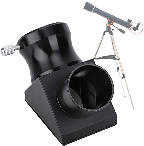 Bindpo Miroir Diagonal de 1,25 Pouces, Miroir Diélectrique en Verre Optique 90 Degrés Adaptateur Diagonal de Réfraction pour Télescope Astronomique