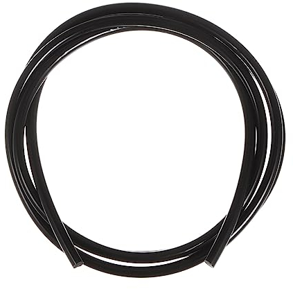 QUARKZMAN PU Trasmissione Cinghia Poliuretano Rotondo Cinghie 4mm Dia 3.3ft(1 Meter) Lunghezza Liscia Superficie PU Uretano Cintura per Trasmissione Trasmissione, Nero