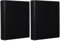 VELOFLEX 4151080 - Ringbuch Comfort DIN A5, Ordner, Ringordner, 194 x 230 x 38 mm, 4-Ring-Mechanik, PVC, schwarz (Packung mit 2)