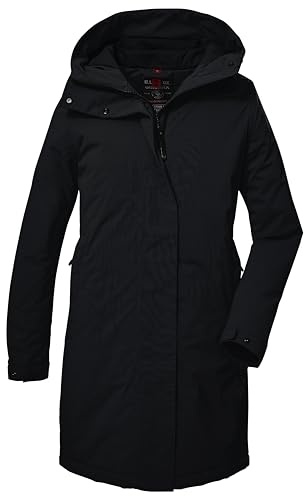 G.I.G.A. DX Mujer Parka funcional/parka con capucha GW 73 WMN PRK, schwarz, 36, 42931-000